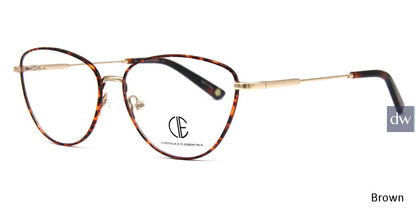 Brown Cie Sec147 Eyeglasses