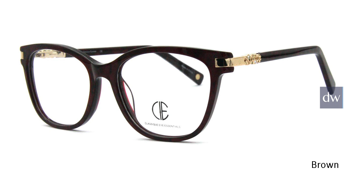 Brown Cie Sec156 Eyeglasses