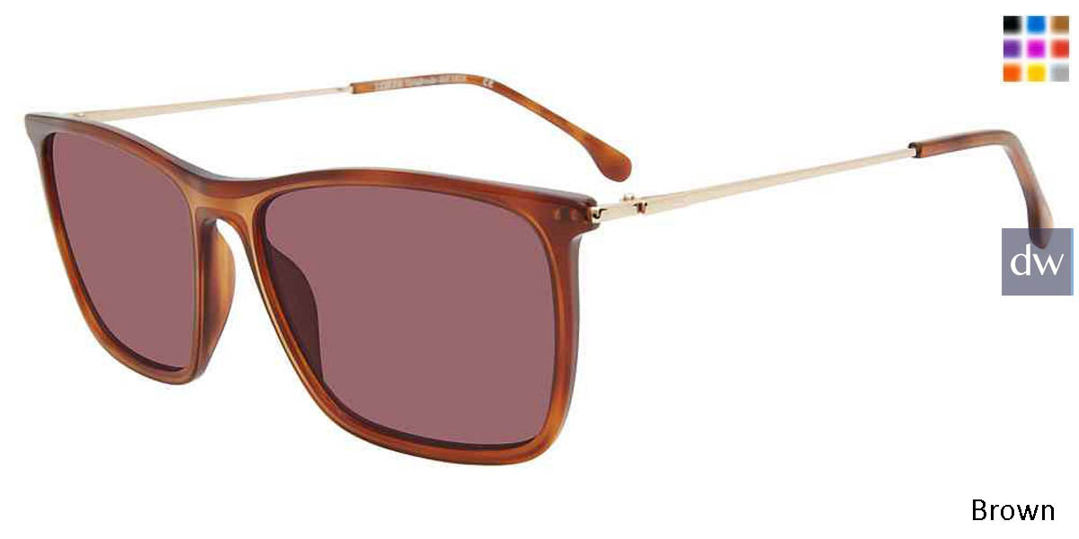 Brown Lozza SL4236 Sunglasses