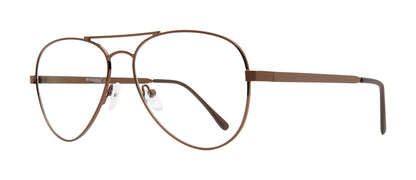 Brown          Affordable Designs Gabe Eyeglasses