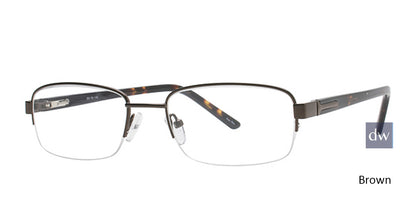 Brown Elan 9311 Eyeglasses.