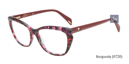 Burgundy(0720) Police VPLA01 Eyeglasses.