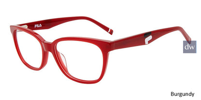 Burgundy Fila VFI177 Eyeglasses
