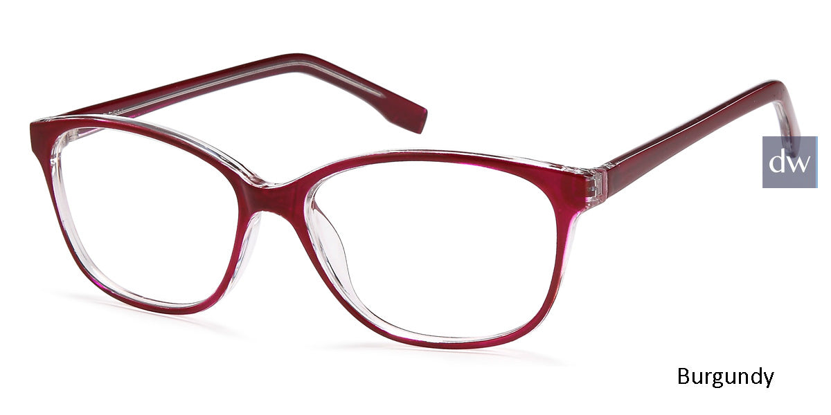 Burgundy Capri 4U U 216 Eyeglasses