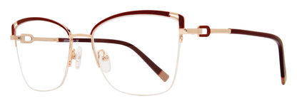 Burgundy             Serafina Phoebe Eyeglasses
