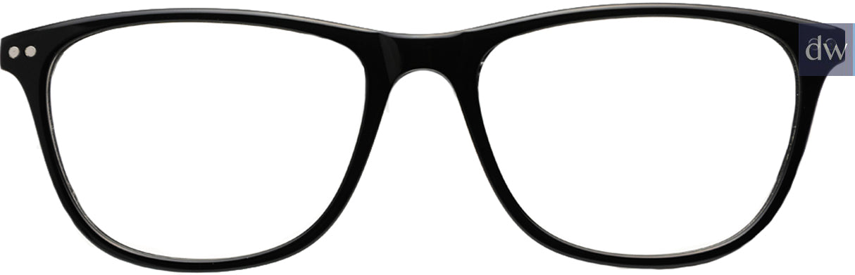 Shiny Black Daniel Walters CB5062 Eyeglasses.