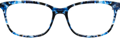 Shiny Blue Demi Daniel Walters CB5103 Eyeglasses .