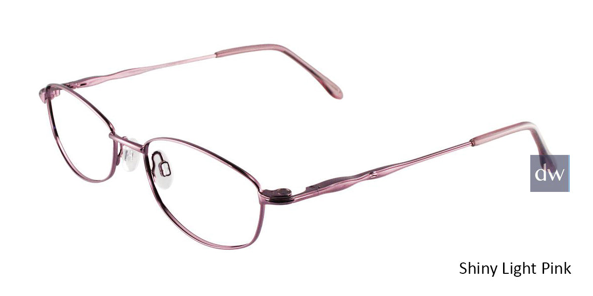 Shiny Light Pink Cool Clip CC820 Eyeglasses.