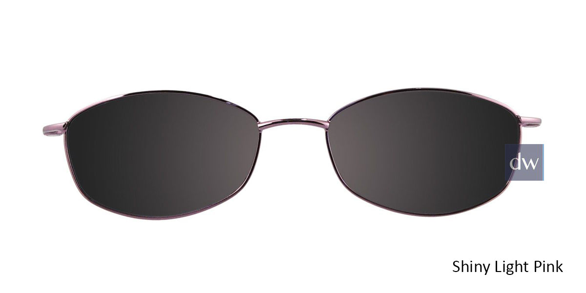 Shiny Light Pink Cool Clip CC820 Eyeglasses.
