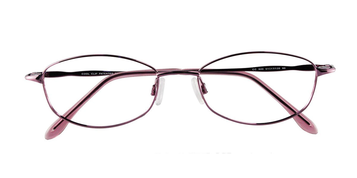 Shiny Light Pink Cool Clip CC820 Eyeglasses.