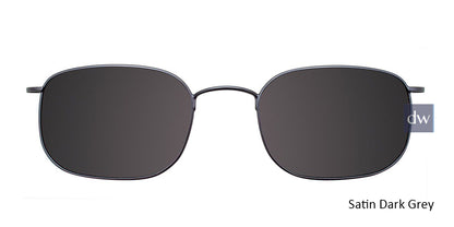 Satin Dark Grey Cool Clip CC836 Eyeglasses.