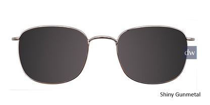 Shiny Gunmetal Cool Clip CC837 Eyeglasses.