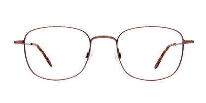 Satin Brown Cool Clip CC837 Eyeglasses.