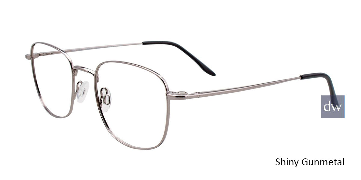 Shiny Gunmetal Cool Clip CC837 Eyeglasses.