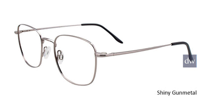 Shiny Gunmetal Cool Clip CC837 Eyeglasses.