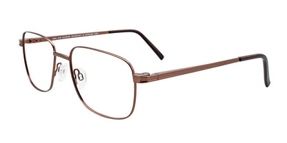 Satin Brown Cool Clip CC838 Eyeglasses.