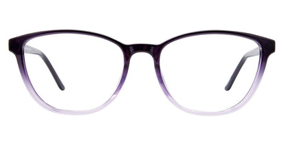 Black Crystal Cool Clip CC839 Eyeglasses.