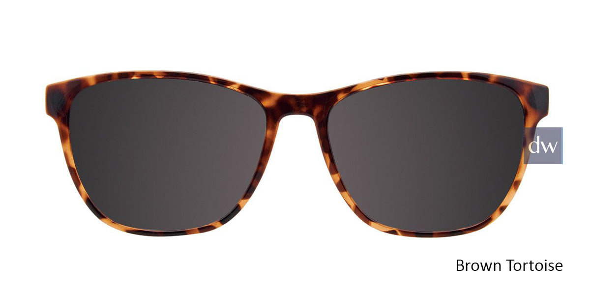 Brown Tortoise Cool Clip CC840 Eyeglasses.