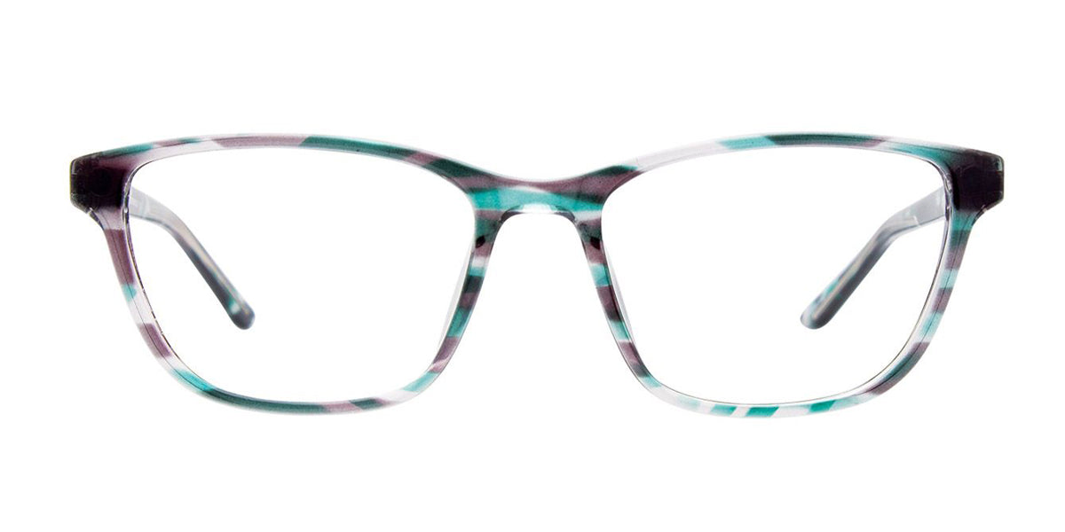 Blue/Green Marbled Cool Clip CC841 Eyeglasses Teenager.