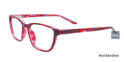 Red Marbled Cool Clip CC841 Eyeglasses Teenager.