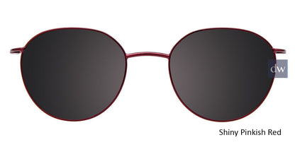 Shiny Pinkish Red Cool Clip CC844 Eyeglasses.