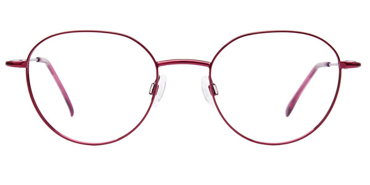 Shiny Pinkish Red Cool Clip CC844 Eyeglasses.