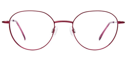 Shiny Pinkish Red Cool Clip CC844 Eyeglasses.