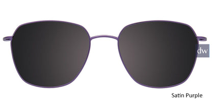 Satin Purple Cool Clip CC845 Eyeglasses.