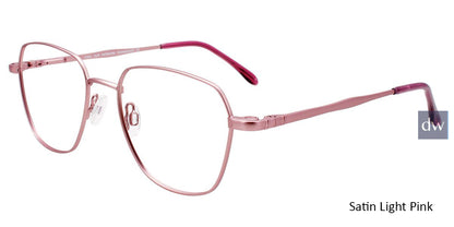 Satin Light Pink Cool Clip CC845 Eyeglasses.