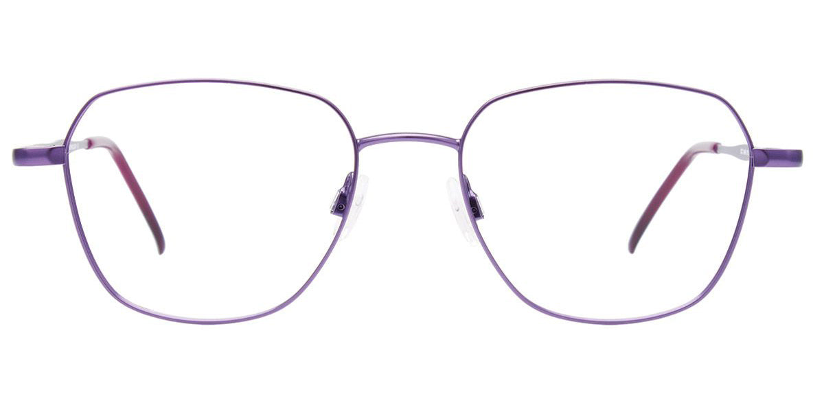 Satin Purple Cool Clip CC845 Eyeglasses.