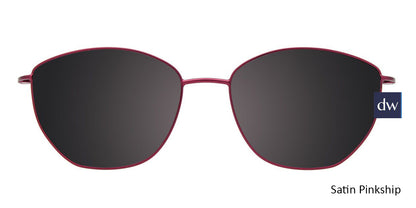 Satin Pinkship Cool Clip CC846 Eyeglasses.