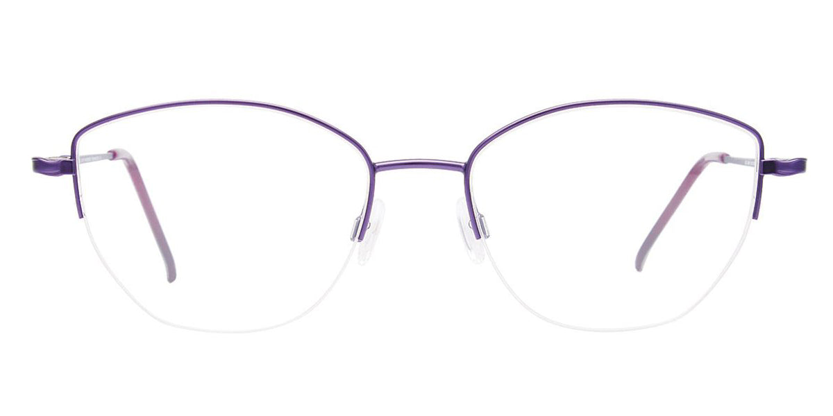 Satin Purple Cool Clip CC846 Eyeglasses.