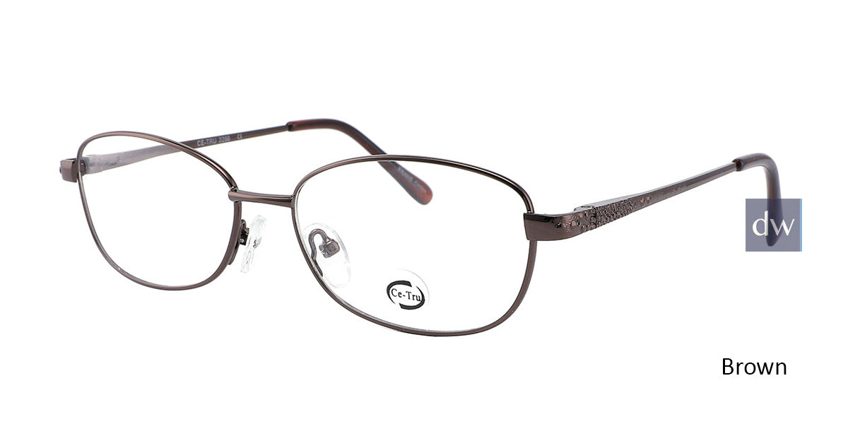 Brown CE-TRU 3299 Eyeglasses