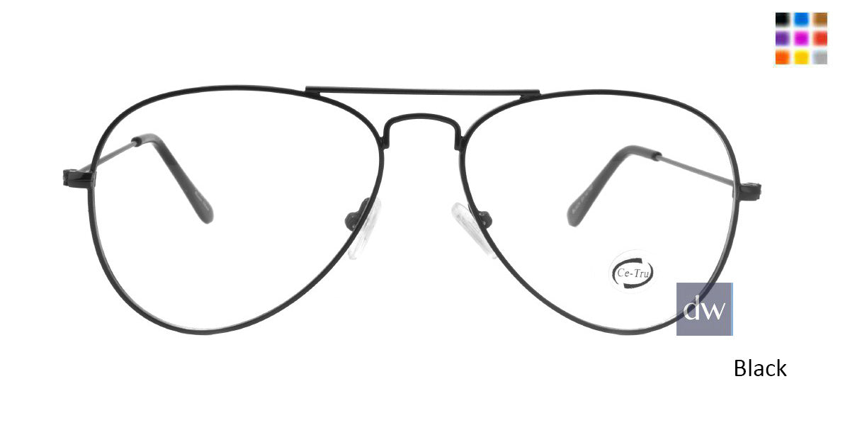 Black CE-TRU 3410 Eyeglasses