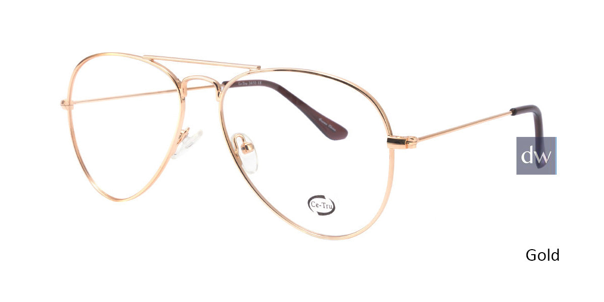 Gold CE-TRU 3410 Eyeglasses