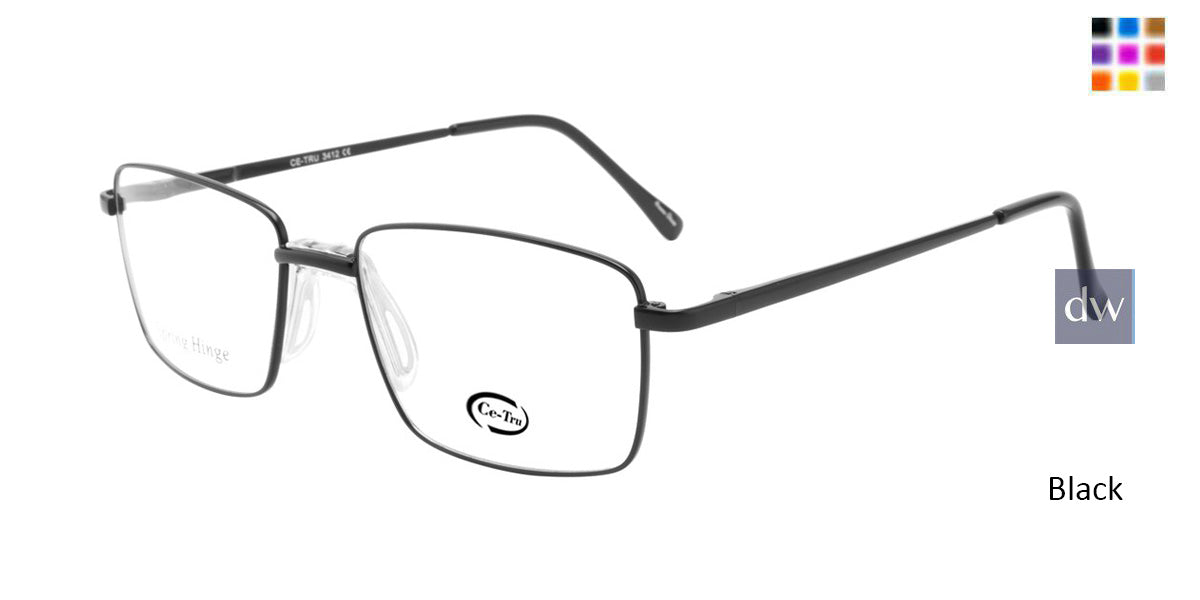 Black CE-TRU 3412 Eyeglasses