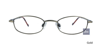 Gold CE-TRU 436 Eyeglasses
