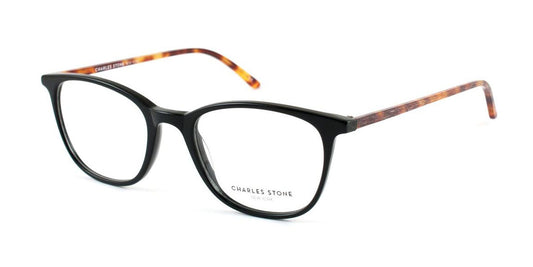 Black/Tortoise William Morris Charles Stone NY CSNY 30001 Eyeglasses - Teenager