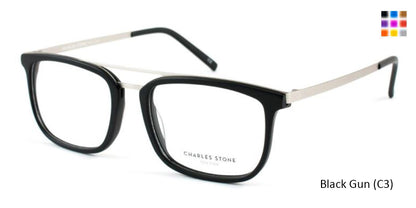 Black Gun (C3) William Morris Charles Stone NY CSNY30004 Eyeglasses