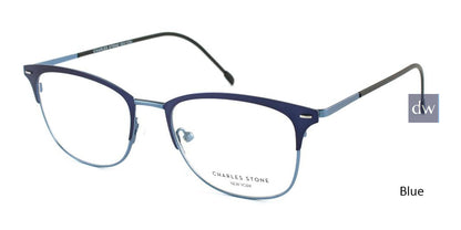 Blue William Morris Charles Stone NY CSNY30009 Eyeglasses
