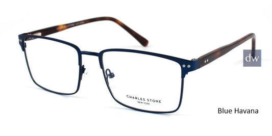 Blue Havana William Morris Charles Stone NY CSNY30011 Eyeglasses