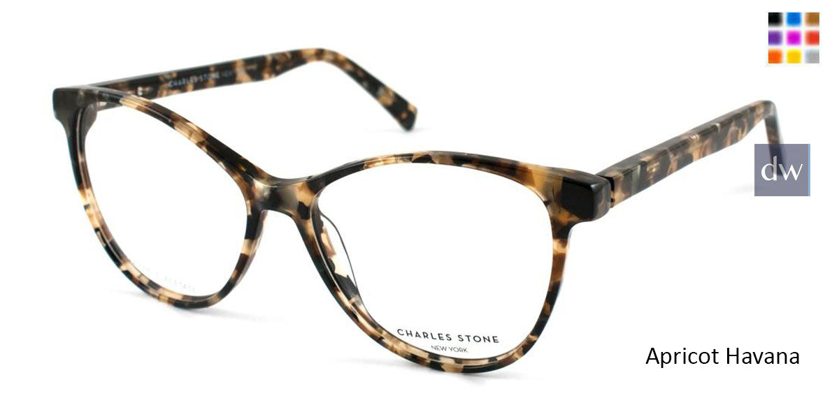 Apricot Havana William Morris Charles Stone NY CSNY30015 Eyeglasses