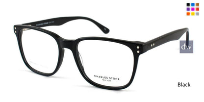 Black William Morris Charles Stone NY CSNY30018 Eyeglasses