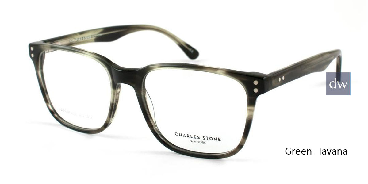 Green Havana William Morris Charles Stone NY CSNY30018 Eyeglasses