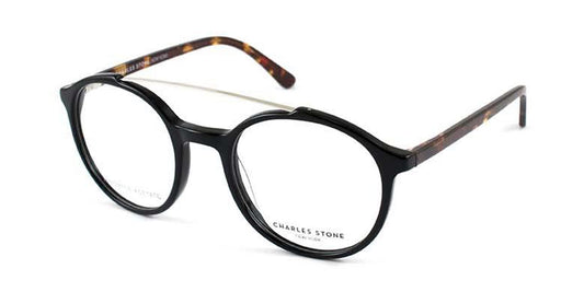 Black/Tortoise (3) William Morris Charles Stone NY CSNY30031 Eyeglasses - Teenager