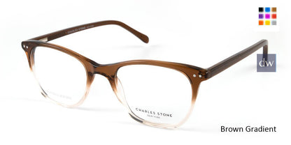 Brown Gradient William Morris Charles Stone NY CSNY30043 Eyeglasses.