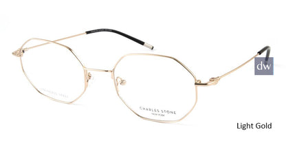 Light Gold William Morris Charles Stone NY CSNY30044 Eyeglasses.