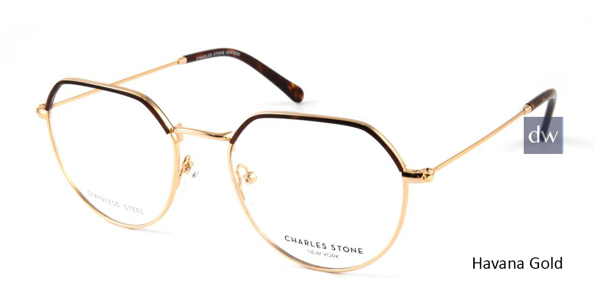 Havana Gold William Morris Charles Stone NY CSNY30045 Eyeglasses.
