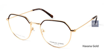 Havana Gold William Morris Charles Stone NY CSNY30045 Eyeglasses.