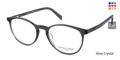 Grey Crystal William Morris Charles Stone NY CSNY30047 Eyeglasses.